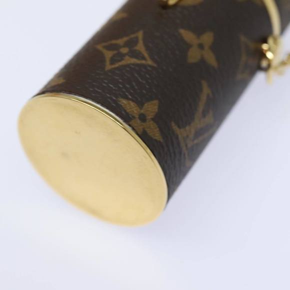 LOUIS VUITTON Monogram Lipstick Case Cosmetic Pouch MP2406 LV Auth 78001A - Picture 15 of 16